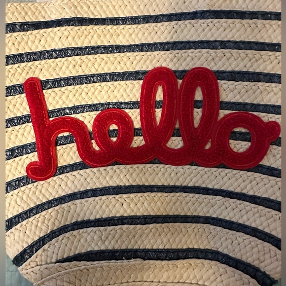GAP Kids straw “Hello” tote - Picture 9 of 9